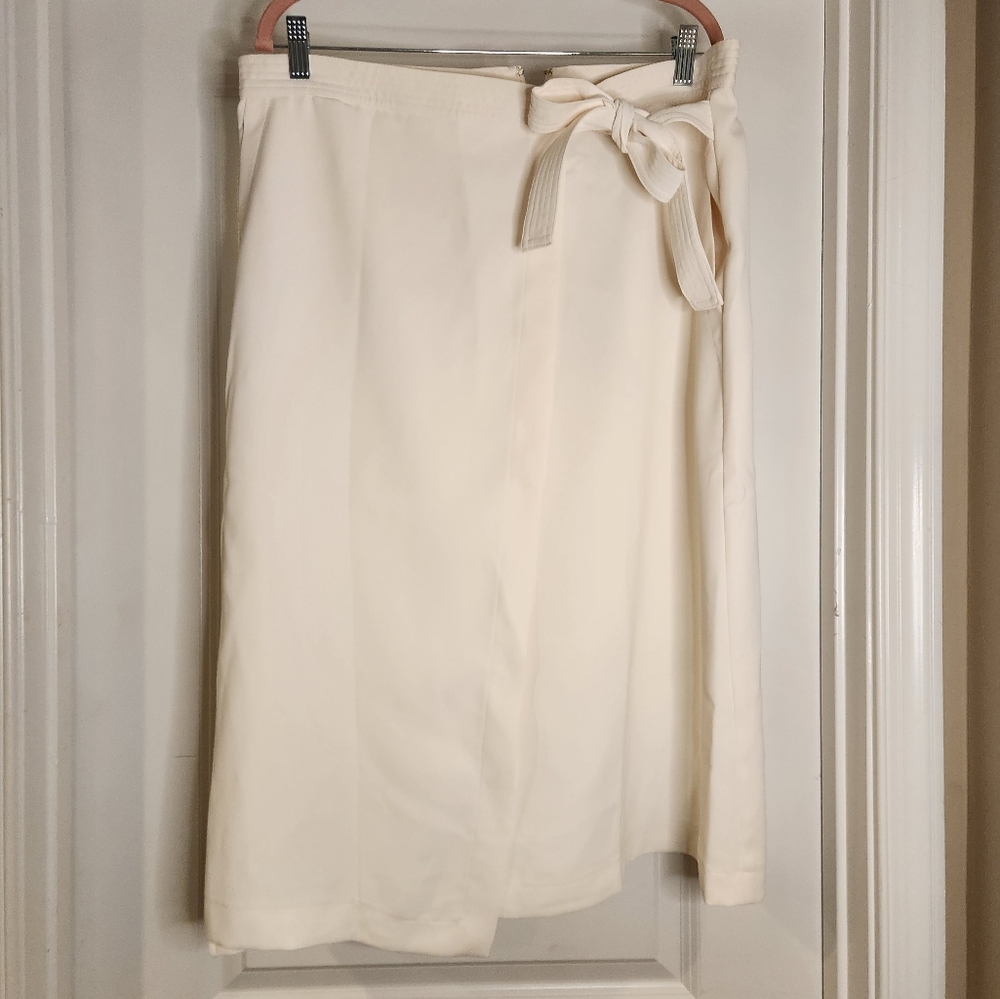 DKNY Faux Wrap Skirt